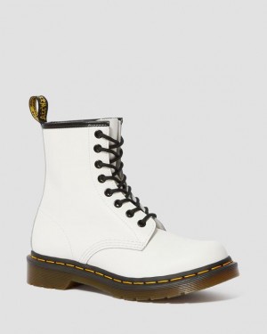 Women's Dr Martens 1460 Women's Smooth Leather Lace Up Boots White | Australia_Dr56941